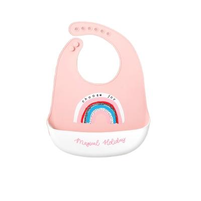 China Silicone Baby Bibs Disposable Waterproof Bibs Sets Thin Kids Baby Bibs for sale