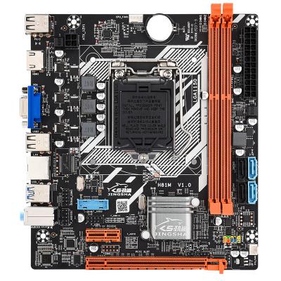 China Desktop Brand JINGSHA LGA1150 H81M Motherboard Support I3 I5 I7 Max 16GB DDR3 H81M Motherboard in stock for sale