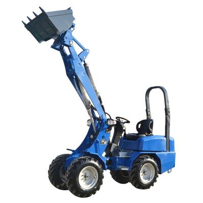 China Hotels Hydrostatic Type Mini Telescope Electric Wheel Loader For Farm Garden for sale