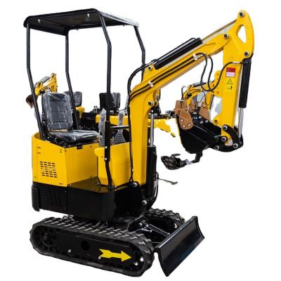 China Free Shipping Construction Material Stores 1ton Mini Hydraulic Crawler Excavator For Garden Farm EPA EURO 5 for sale