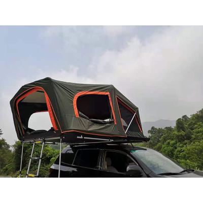 China New Design Factory Direct Sales Good Quality Camouflage / Playground Aluminum Portable Outdoor Hard Shell Folding Camper Tents Top Tents for sale