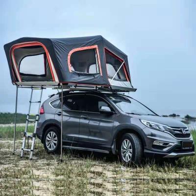 China New Design Factory Direct Sales Good Quality Camouflage / Playground Aluminum Portable Outdoor Hard Shell Folding Camper Tents Top Tents for sale