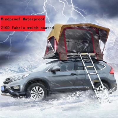 China High quality UV-resistant aluminum 2 person auto camper SUV car 4X4 outdoor camping soft roof top tent for sale for sale