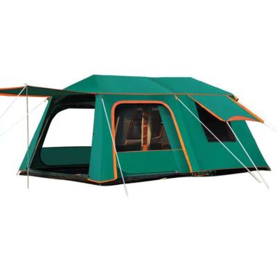 China hot sale automatic aluminum frame UV-resistant waterproof large space luxury family outdoor camping tents for 5-8 people for sale