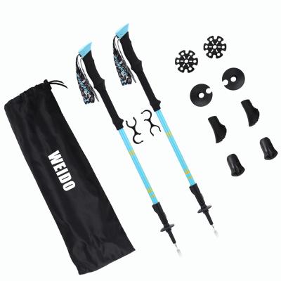 China Trekking Hiking Factory Price Hot Sales 6061 Aluminum Trekking Poles Hiking Poles for sale