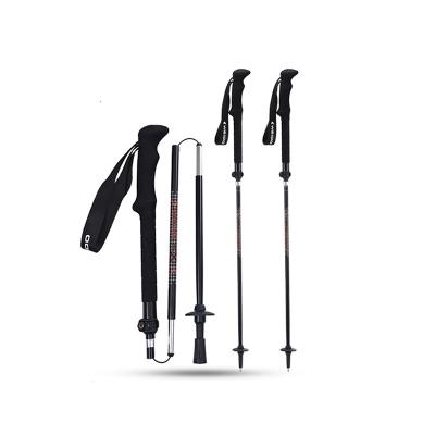 China High Quality Ultralight EVA Handle Carbon Fiber Trekking Pole Alpenstock Carbon Fiber Tread for sale