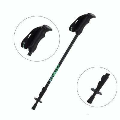 China PP factory direct sale aluminum 7075 trekking pole adjustable length telescopic trekking pole for sale