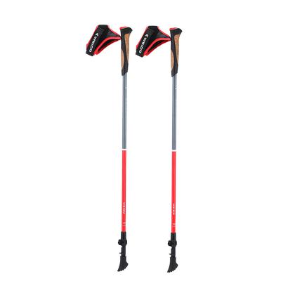 China Carbon Fiber Adjustable Factory Supply High Quality Factory Supply EVA Poles Foldable Length Walking Poles Walking Poles for sale