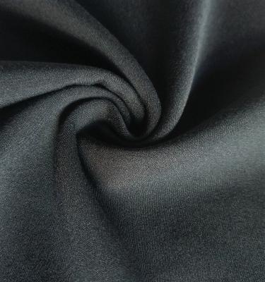 China Stretch 81%Nylon 19%Spandex 155CM 240GSM DTY 40D 40GG Sweat Wicking&Double Sides Peached&Soft Hand Feeling Elastane Interlock Fabric for sale