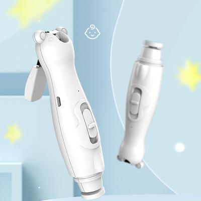 China ABS Electric Toenail Cutter For Adult Kids Baby Nail Clipper Folder Low Noise Toenail Trimmer Grinding For Fingers Manicure for sale