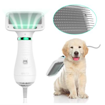 China 2020 Amazon TOP 10 Sustainable Pet Products - Pet Hair Dryer, 2 in 1 Pet Brush Dryer, Pet Dryer for sale