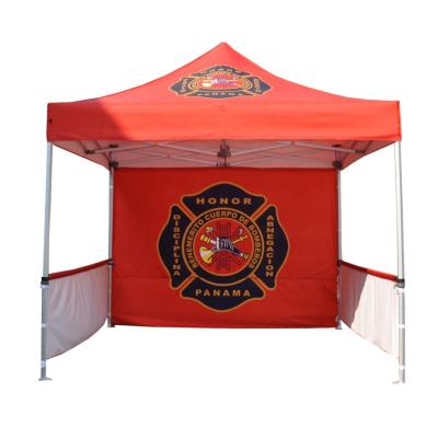 China Fire Retardant Wholesale Customized Logo Printing Reinforced Aluminum Outdoor Noise Canopy Tent for sale