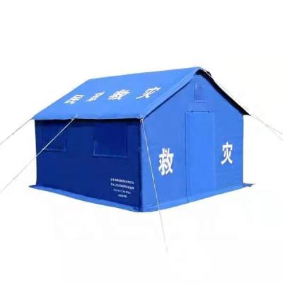 China High Quality Sturdy Enough Relief Steel Frame Disaster Tent Tube Tent Emergency for sale