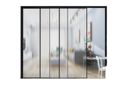 China Modern simple interior sound insulation aluminum alloy sliding door/sliding glass door for sale