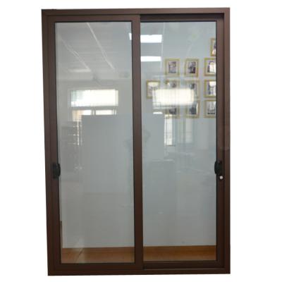 China Sound Insulation Anjia Sliding Door Interior Glass Tempered Glass for sale