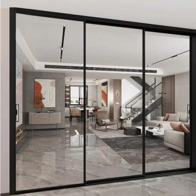 China Interior windproof metal doors, room dividers, interior sliding glass doors for sale