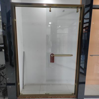 China Hot Sale Waterproof Aluminum Shower Room Tempered Gass Sliding Shower Door Frosted Glass Sliding Door for sale