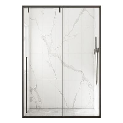 China Waterproof Household Partition Door Glass Sliding Indoor Shower Room for sale