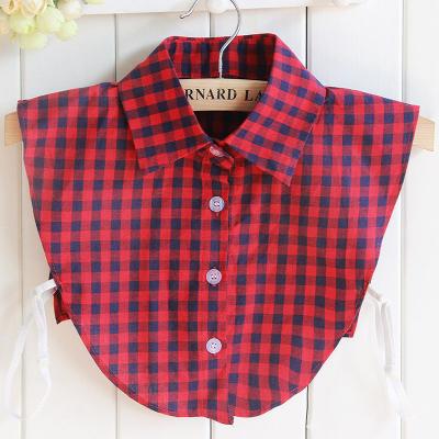 China Women Detachable Faux Collar Collar Women's Handmade Faux Stone Shirt Half Fake Dickey Collar Sleeveless For Dress for sale