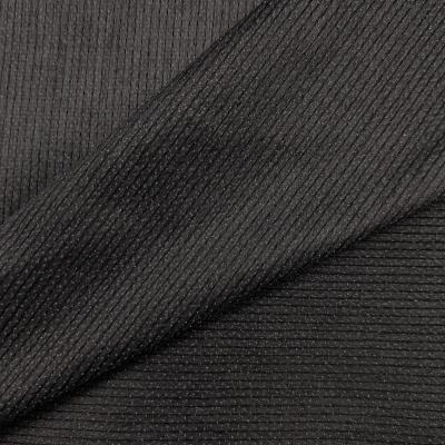 China Breathable; Elastic R7375 Recycled 100% Polyester Warp Knitted Woven Fusible Interlining for sale