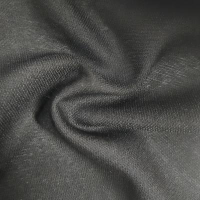 China PA Soft Double Renewable Elastic Twill Dot Woven Fusing Fusible Interlining Interlining Fabric For Men's Suits for sale