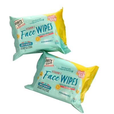 China Eco-friendly Multifunctional Nonwoven Soft Soft Wet Facial Wipes Private Label For Beauty Cotton Skin Care Lady for sale