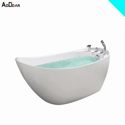 China Freestanding Solid Surface And Marble Bathtub For Hotel Project Freestanding Black And White Bathtub for sale