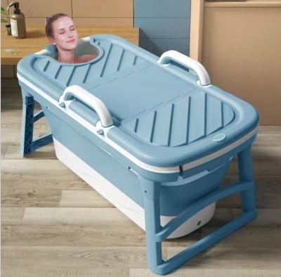 China 2021 Free Version 118Cm Free Version Luxury High Quality Safe Non-slip Portable Plastic Bathtub Adult Folding for sale