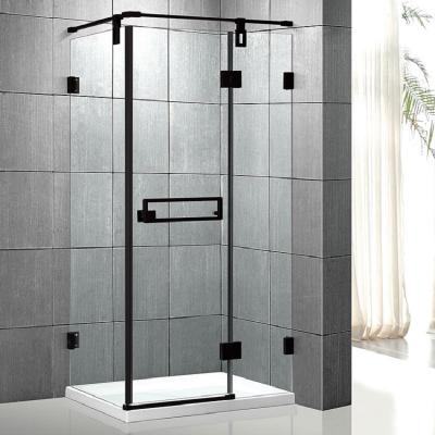 China Modern 1800 High 2 Sided Glass Bath And 850Mm Large Rectangular Quadrant Shower Enclosure Hinged Bathroom for sale