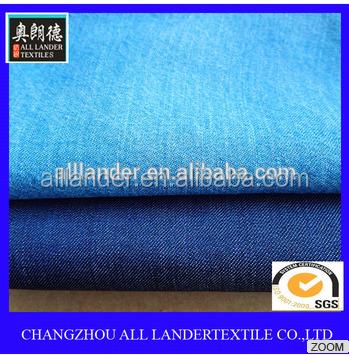 China Plain 100% lyocell fabric indigo tencel woven denim fabric for sale