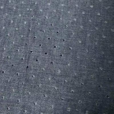 China 100% Fusible Cotton Punched Denim Fabric For Fabric In China for sale