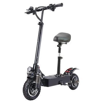 China China Factory D5 2400W 60V Dual Motor Unisex Electric Scooter Foldable Electric Bike USA Warehouse for sale