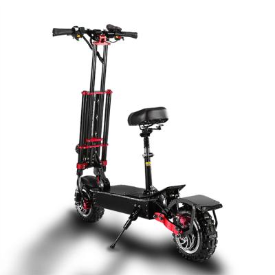 China Unisex Long Distance Hydraulic Portable 5600W Double Motor Shock Absorption High End Damping Electric Scooter for sale