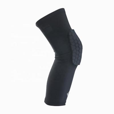 Cina Rigorer Nylon Honeycomb Anti-collision Knee Support Sleeves Plus Size Knee Pads Basketball Football Knee Brace Chain Support in vendita