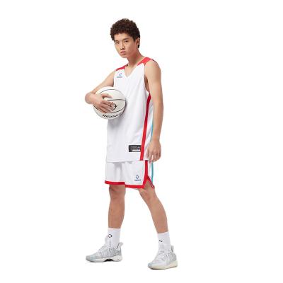 Cina Breathable Multi Color Adult Sports Wear Polyester Basketball Uniform Tank Top Set For Men in vendita