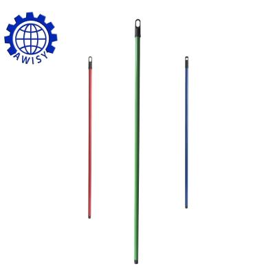 China Household Cleaning Painted Broom Handle Metal Iron Broom And Broom Stick for sale