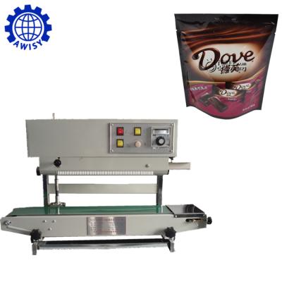 China Food Aluminum Foil Plastic Paper Bag Pouch Heat Seal Sealing Machine Maker for sale