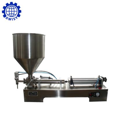 China Semi Automatic Ice Cream Water Food Honey Juice Tomato Sauce Liquid Filling Machine for sale