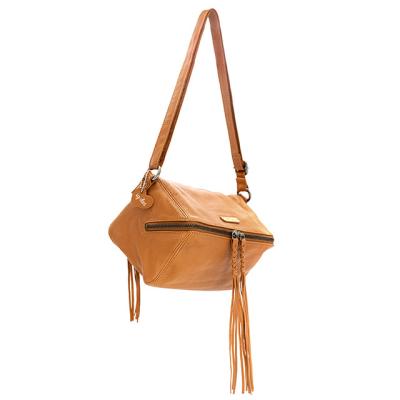 China Square Pillow Shaped Messenger Fashion Women Goat Skin Soft Handbag Forever Young Long Casual Zipper With Long Tassel for sale