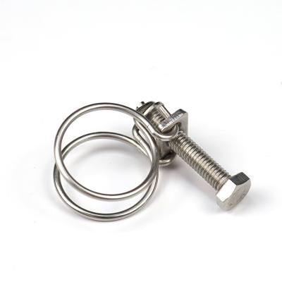 China Customer Request Fasteners Stainless Steel Pipe Clamp Key Pipe Clamp Lock Flange for sale