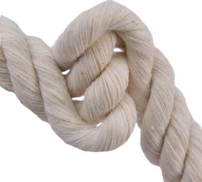 China Soft Natural Macrame Rope Unbleached Cotton Twine For DIY Crafts 18 Mm for sale