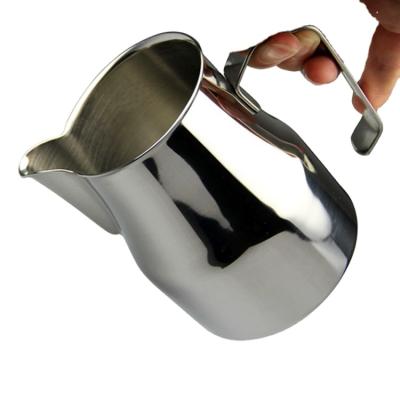 China Sustainable usesoon milk frothing pitcher, coffee milk frothing cup, coffee steaming pitcher 12oz/350ml for sale