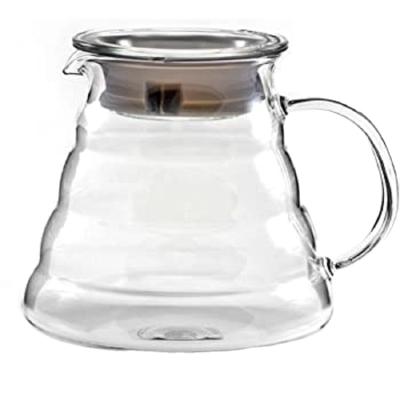 China USESOON V60 Coffee Maker Cloud Coffee Pot Viable Glass Coffee Servers 360ml 600ml 800ml for sale