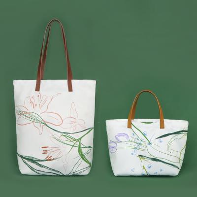 China New Product Polyester Cotton Canvas Bag Fashion AZO Free Size Customized Cotton Shopping Bag for sale