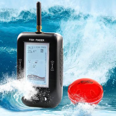 China ABS Erchang Fish Finder Echo Sounder 48M/160ft Depth 100M Wireless Connecction Distance Lake Fish Detect Sonar Fish Finder for sale