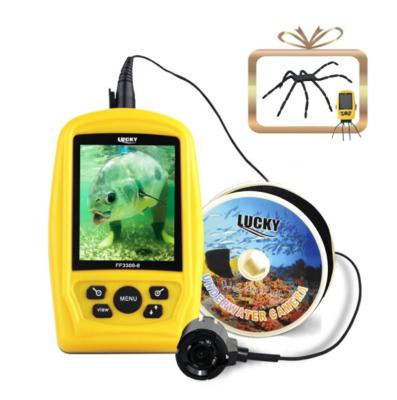 China Ice Fishing Ice Fishing Winter FF3308-8 Lucky Portable Underwater Fishing Echo Fish Seawater Manual Camera Fish Finder English/Russian Sounder for sale