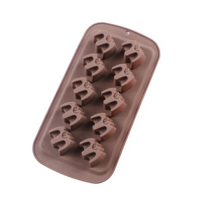 China New Innovative Stocked Cake Mold Silicone Cupcake Candy Chocolate Decorating Household Products Tool Molds For Halloween Holiday for sale