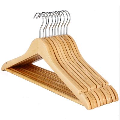 China Customization Product Store Customized Wholesale Hangers Wooden Suit Clothes Shirt Hanger for sale