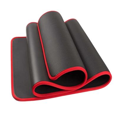 China NBR 10mm Non-slip Wholesale Fitness Yoga Gym Tasteless Exercise Mat Eco Friendly Yoga Mats Pads Pilates Yoga Mat for sale