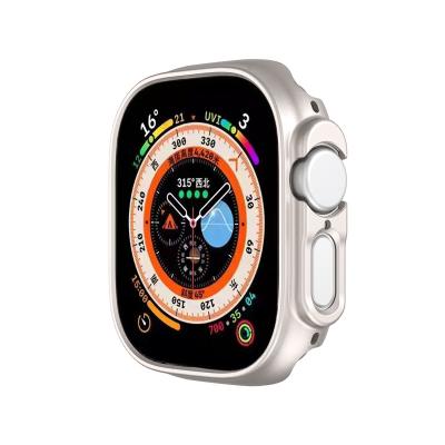 China Protective Colorful Shockproof Hard PC Bumper Case Edge Cover Device Full View Compatible For Apple Watch Ultra Case 49mm for sale